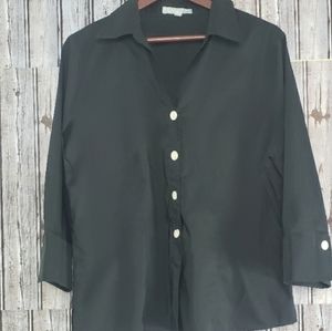 Foxcroft fitted wrinkle free button down